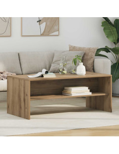 Tavolino da salotto Rovere artigianale 100 x 50 x 40 cm