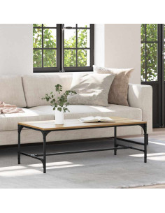 Tavolino da salotto Rovere artigianale 100 x 50 x 35 cm