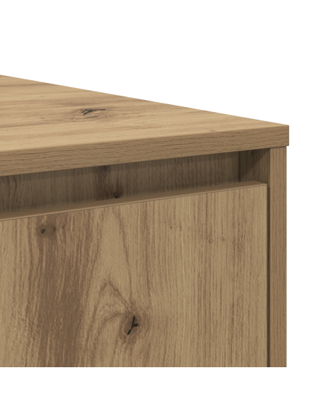 Tavolino da salotto rovere artigianale 80 x 80 x 31 cm