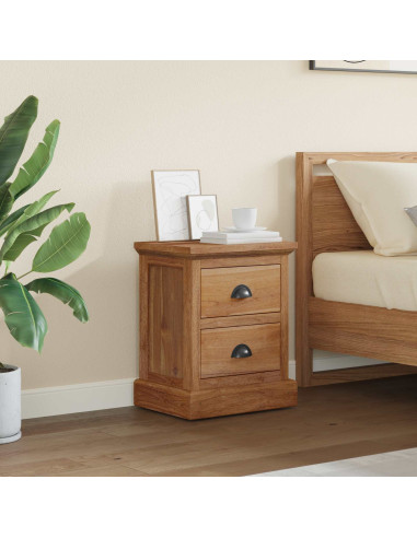 Comodino Naturale 40 x 30 x 50 cm Legno di teak solido