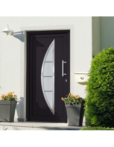 Porta di Ingresso Antracite 98x190 cm