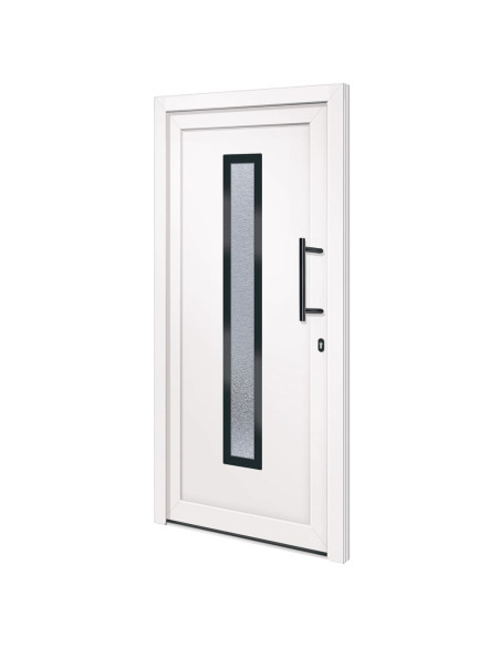 Porta Ingresso Bianca 98x200 cm in PVC