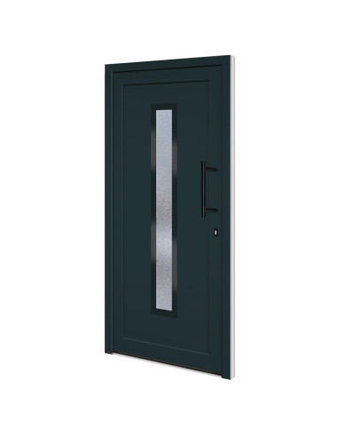 Porta Ingresso Antracite 98x200 cm in PVC