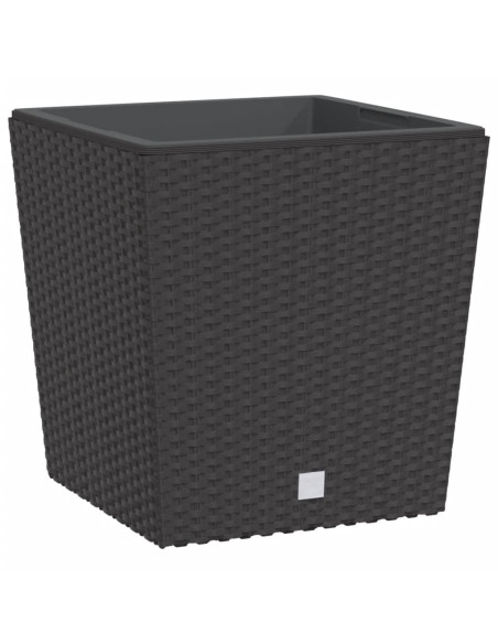 Fioriera con Interno Rimovibile Marrone 21 / 32 L PP Rattan