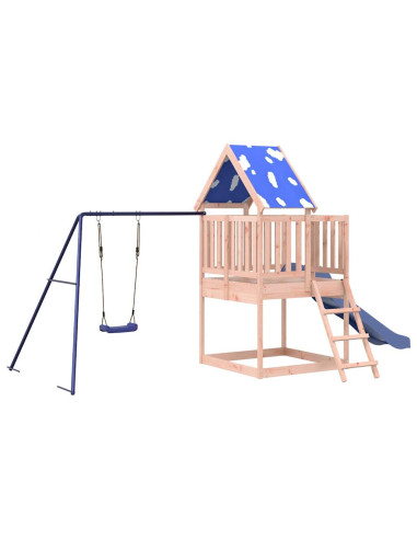 Set da Gioco da Esterno in Legno Massello di Douglas