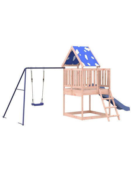 Set da Gioco da Esterno in Legno Massello di Douglas