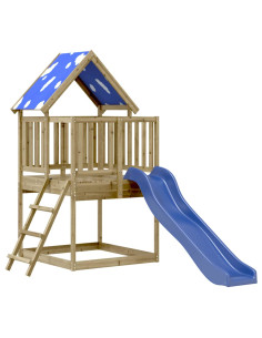 Set da Gioco da Esterno in Legno di Pino Impregnato