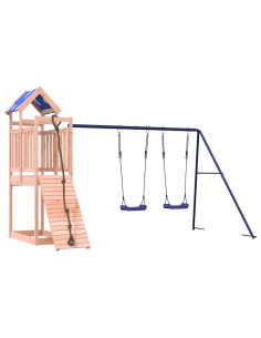 Set da Gioco da Esterno in Legno Massello di Douglas