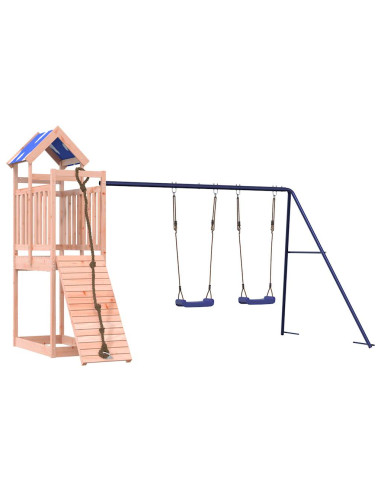 Set da Gioco da Esterno in Legno Massello di Douglas