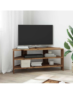 MobileTVAngolare Legno vecchio 102x40,5x45cm Legno multistrato