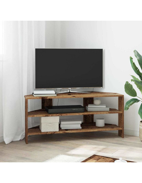 MobileTVAngolare Legno vecchio 102x40,5x45cm Legno multistrato