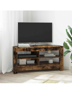 MobileTVAngolare Rovere fumé 102 x 40,5 x 45 cm