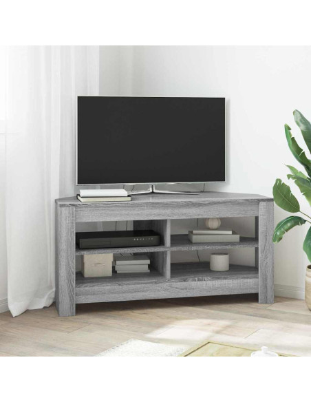 MobileTVAngolare Grigio Sonoma 102 x 40,5 x 45 cm