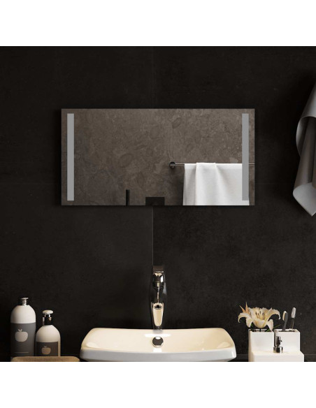 Specchio da Bagno con Luci LED 60x30 cm