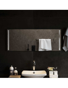 Specchio da Bagno con Luci LED 100x40 cm 2