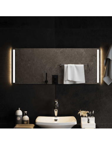 Specchio da Bagno con Luci LED 100x40 cm
