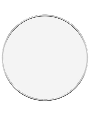 Specchio da Parete Argento Ø 30 cm Rotondo