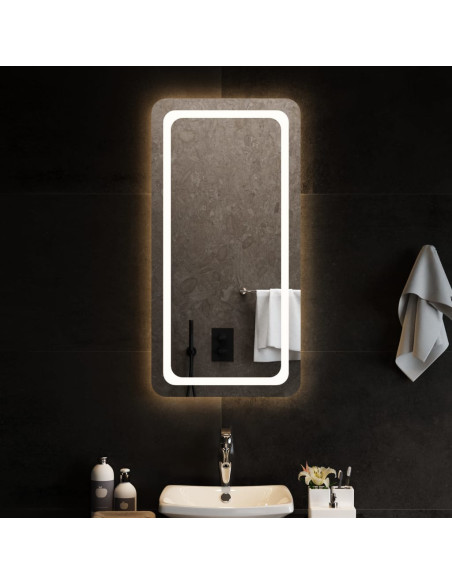 Specchio da Bagno con Luci LED 50x100 cm
