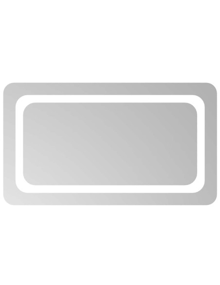 Specchio da Bagno con Luci LED 70x40 cm