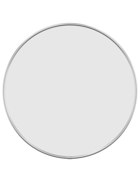 Specchio da Parete Argento Ø 40 cm Rotondo