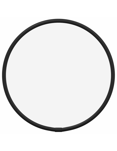 Specchio da Parete Nero Ø 20 cm Rotondo