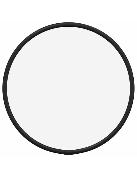 Specchio da Parete Nero Ø 20 cm Rotondo