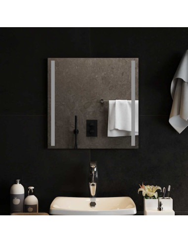 Specchio da Bagno con Luci LED 50x50 cm