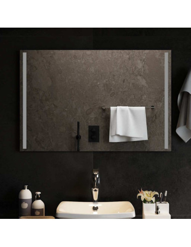 Specchio da Bagno con Luci LED 90x60 cm