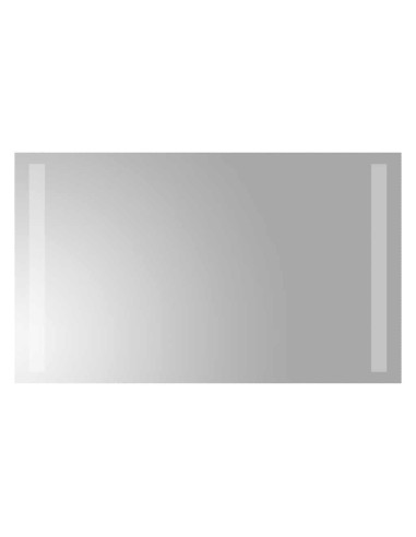 Specchio da Bagno con Luci LED 50x30 cm