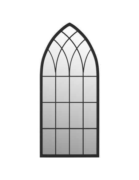 Specchio Nero 100x45 cm Ferro per Uso Interno