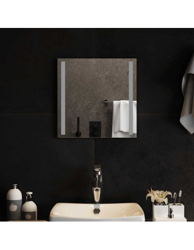 Specchio da Bagno con Luci LED 40x40 cm