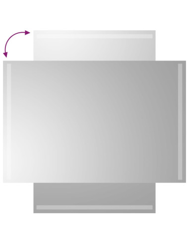 Specchio da Bagno con Luci LED 60x90 cm