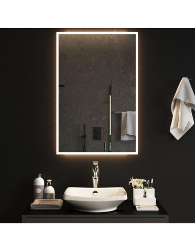 Specchio da Bagno con Luci LED 60x90 cm