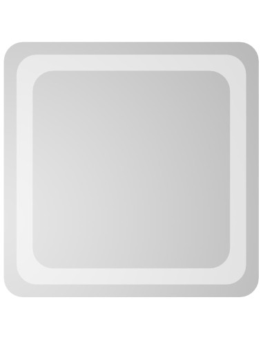 Specchio da Bagno con Luci LED 40x40 cm