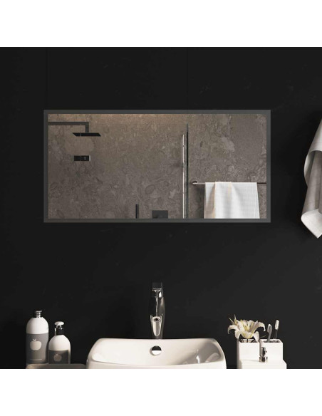 Specchio da Bagno con Luci LED 80x40 cm