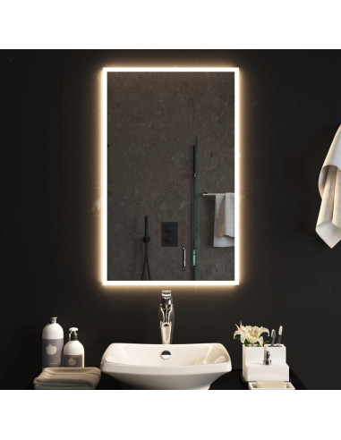 Specchio da Bagno con Luci LED 50x80 cm