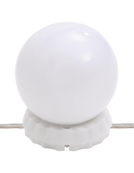 Specchio da Parete con Luci LED 30x100 cm Vetro Rettangolare