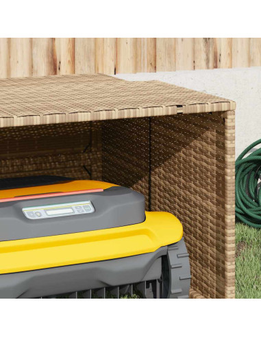 Garage per Robot Tosaerba Beige 86x90x52/57 cm in Polyrattan