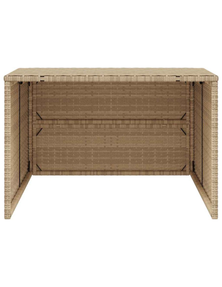 Garage per Robot Tosaerba Beige 86x90x52/57 cm in Polyrattan