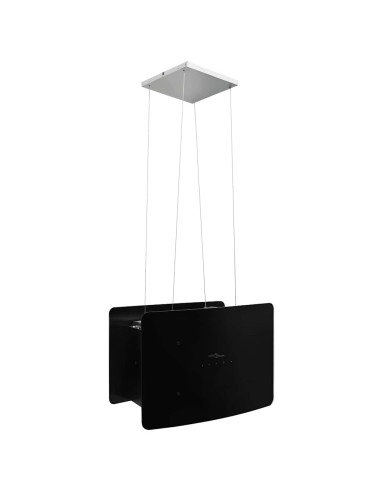 Cappa da Cucina ad Isola Sospesa LCD Sensore in Vetro Temperato