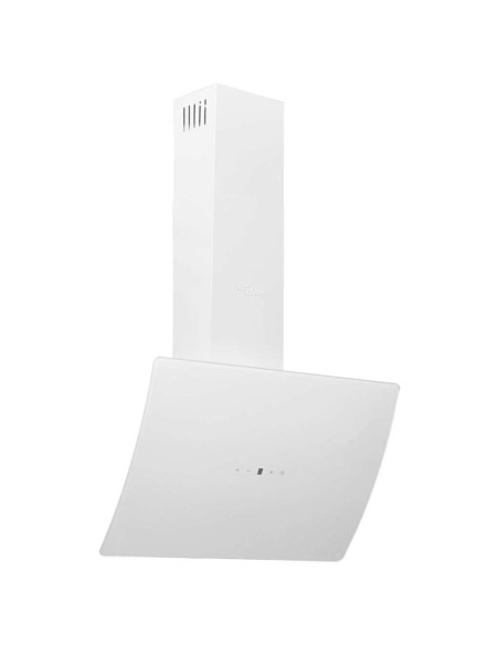 Cappa a Parete 60 cm in Acciaio e Vetro Temperato Bianco