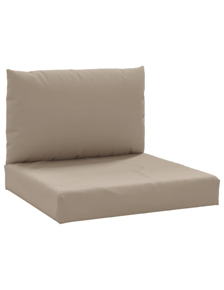 Cuscini per Pallet 2 pz Tortora in Tessuto Oxford