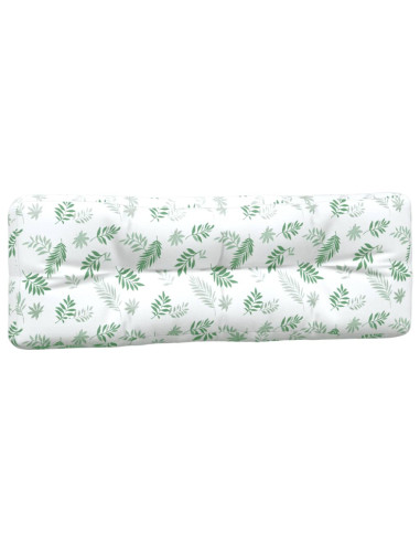 Cuscini per Pallet 2 pz Motivo a Foglie Tessuto