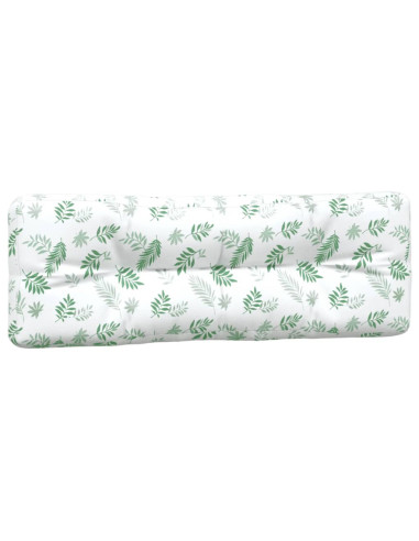 Cuscini per Pallet 7 pz Motivo a Foglie Tessuto