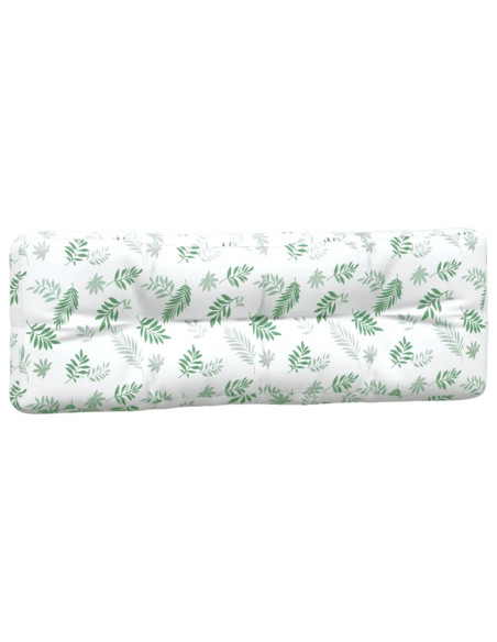 Cuscini per Pallet 7 pz Motivo a Foglie Tessuto