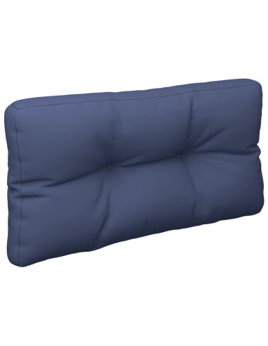 Cuscino per Pallet Blu Marino 80x40x12 cm in Tessuto