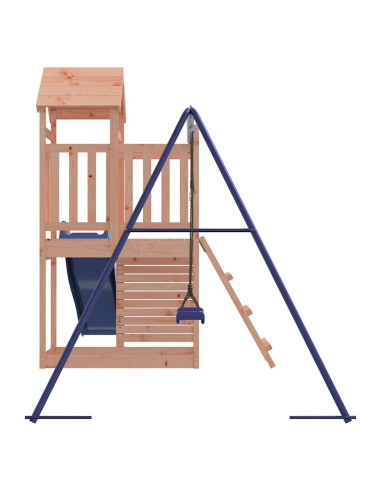 Set da Gioco da Esterno in Legno Massello di Douglas