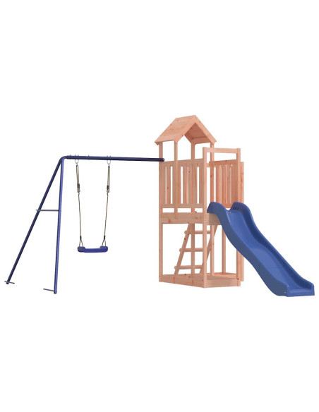 Set da Gioco da Esterno in Legno Massello di Douglas