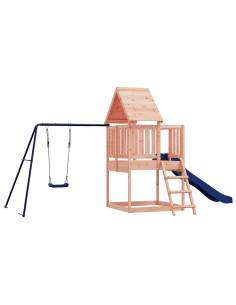 Set da Gioco da Esterno in Legno Massello di Douglas