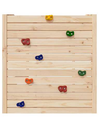 Set da Gioco da Esterno in Legno Massello di Pino